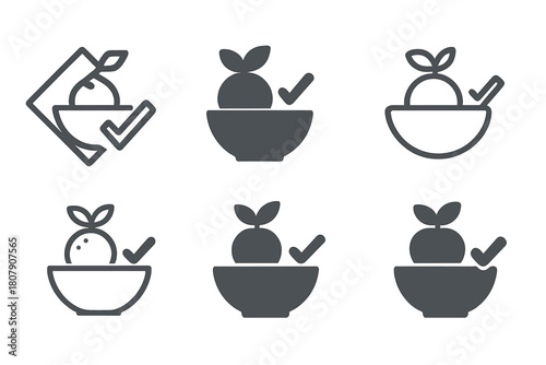 Morning Routine Icons. Morning Routine Checklist. Icon set. Set Logo of Daily Routine: Wake Up Alarm. harmonious logo variations of the same emblematic