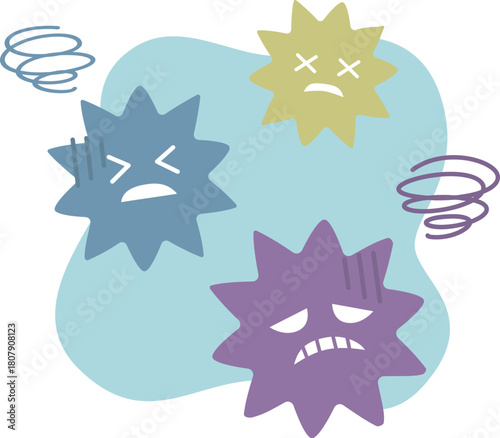 ウイルスのキャラクター