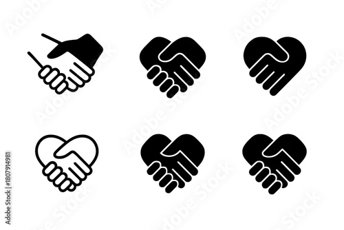 Harmonious Logo Variations. Deep. Icon set. Set Logo of deep: layered waves forming a sense of depth. harmonious logo variations of the same emblematic