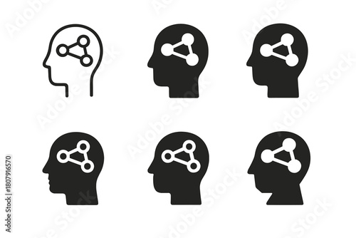 Study Skills Icons. Study skills. Icon set. Set Logo of study skills: calendar and clock symbolizing organized learning. harmonious logo variations of the same