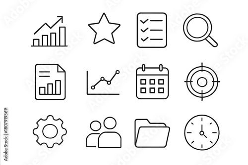 Performance Icon Set. Performance Moments. Solid icon set of Performance Moments: tuning keys, strumming hand, fingerpicking hand, whistle solo, fiddle bow,