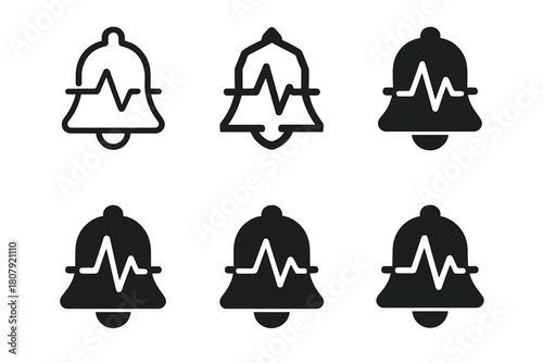 Emotional Notification Icons. Emotional weight of notifications. Icon set. Set Logo of emotional weight of notifications: notification count bubble with heavy