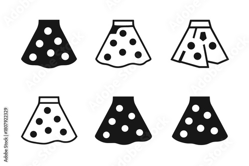 Vintage Clothing Logos. vintage clothing. Icon set. Set Logo of vintage clothing: old-fashioned suit jacket. harmonious logo variations of the same emblematic