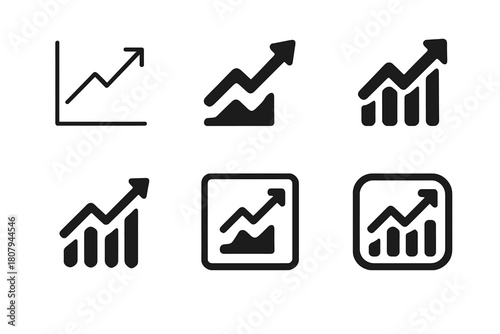 Data Science Logos. Data science. Icon set. Set Logo of data science: clustering scatter plot with centroid. harmonious logo variations of the same emblematic