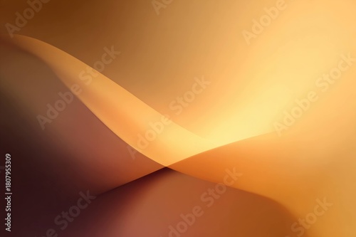 Soft Warm Brown Gradient with Cozy Autumn Minimal Abstract Background