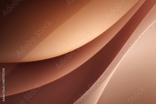 Soft Warm Brown Gradient with Cozy Autumn Minimal Abstract Background