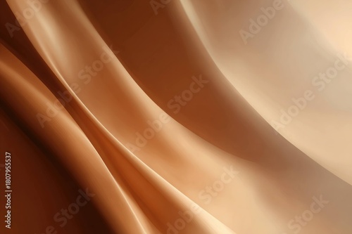 Soft Warm Brown Gradient with Cozy Autumn Minimal Abstract Background