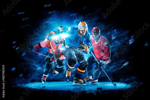 Canvas Print Hockey