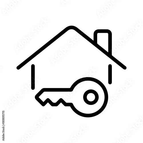 House and Key Icon