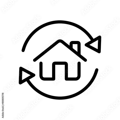 House Refresh Cycle Icon