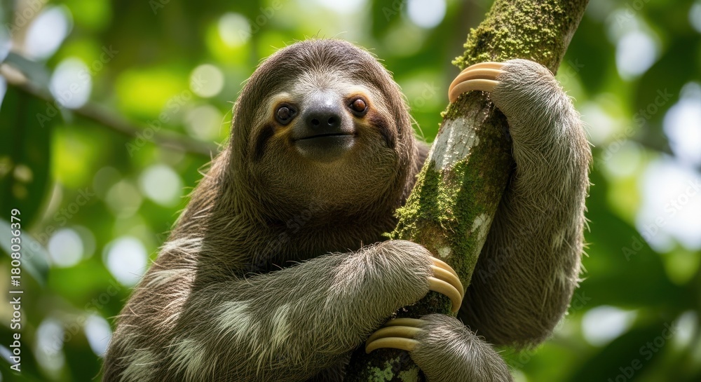 Naklejka premium bradypus