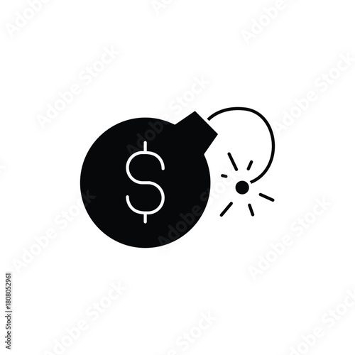 Black silhouette of a person jumping over a gap in a split staircase, symbolizing overcoming obstacles or a trap.