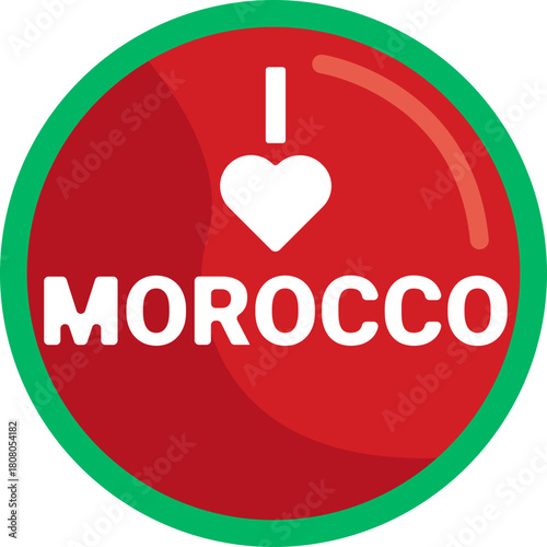 Travel & Tourism Symbol: Represents a passion for Morocco, perfect for souvenirs, travel guides, or tourism-related content.
