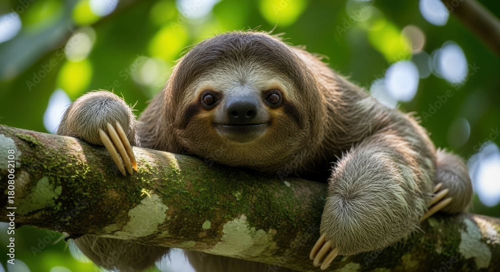 Naklejka premium bradypus