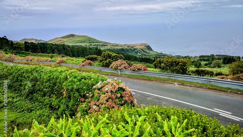 Valokuva Azores. Portugal. Ponta Delgada, Miradouro da Lomba do Vasco