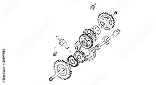 "Black and white vector icon representing 'time pressure' as intersecting angular shapes squeezing a rectangle"