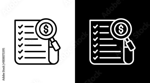 Expense Tracker With Icon Set Design