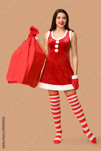 Pretty young woman dressed ...