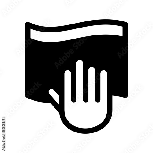 Wipe Icon Vector Symbol Design Illustration
