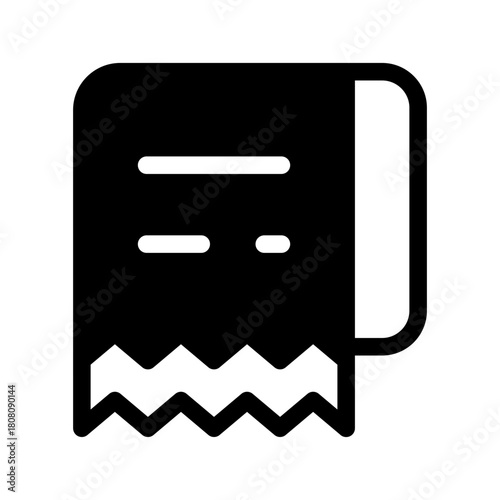 Bill Icon Vector Symbol Design Illustration