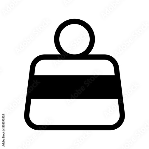 Weight Icon Vector Symbol Design Illustration