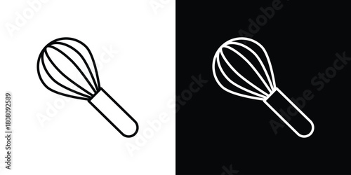 Beater icon thin line outline concept. Linear style icon. Editable stroke. Vector