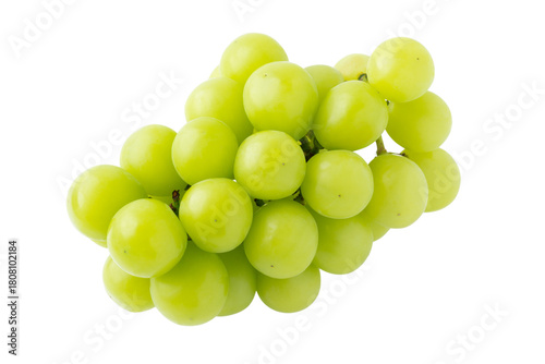 透明背景（png）に1房のシャインマスカット