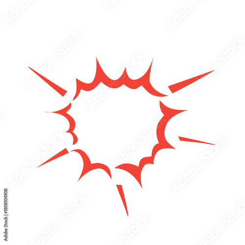 comic book explosion vector graphic