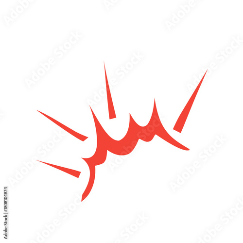 comic book explosion vector graphic