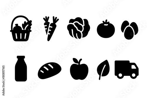 Education and learning outline icon set for schools and teaching resources