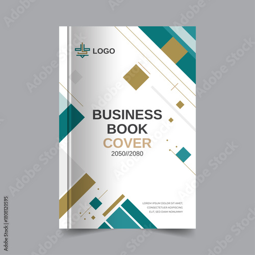 Creative Business Identity Book Cover Template for Flyer, Brochure, Magazine, and Marketing Poster
