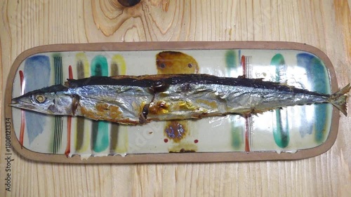 焼き終えたさんま