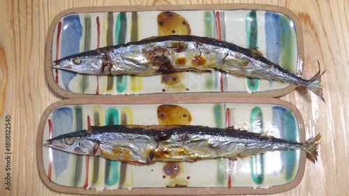 焼き終えたさんま