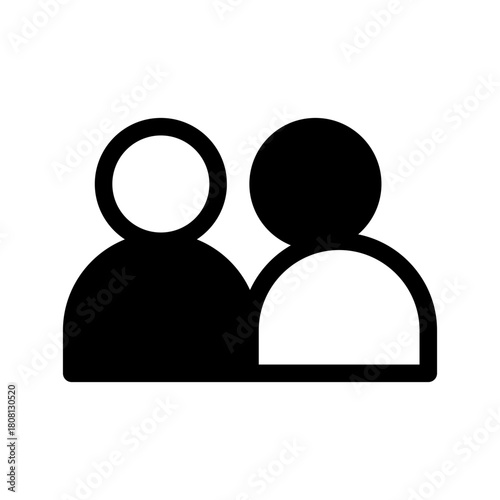 Friends Icon Vector Symbol Design Illustration