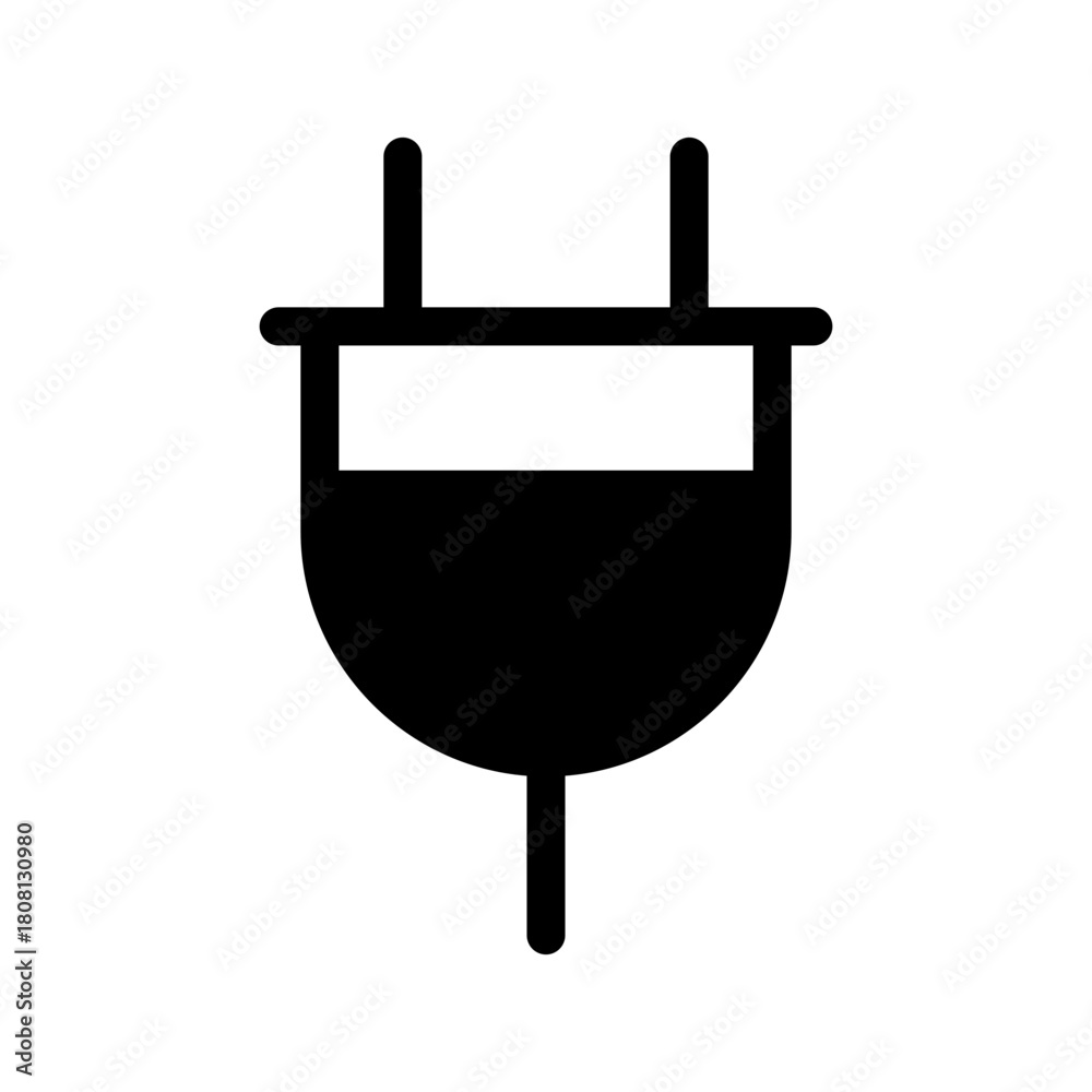 Obraz premium Plug Icon Vector Symbol Design Illustration