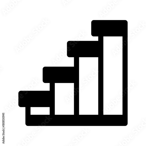 Stairs Icon Vector Symbol Design Illustration