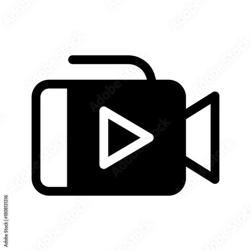 Cam Icon Vector Symbol Design Illustration