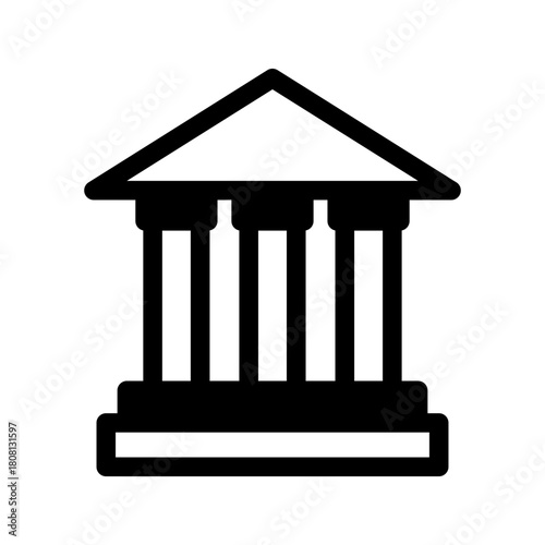 White House Icon Vector Symbol Design Illustration