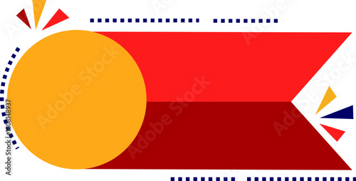 Sale Banner With Dot 