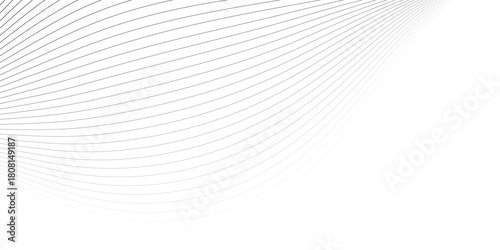 abstract creative black white wave line background design.