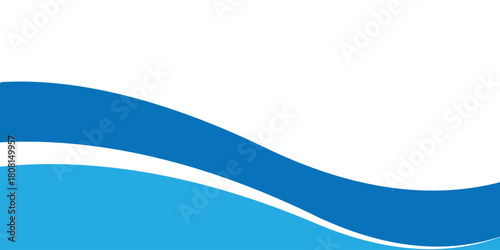 abstract creative blue shape background design. wave shapes geometric banner background.