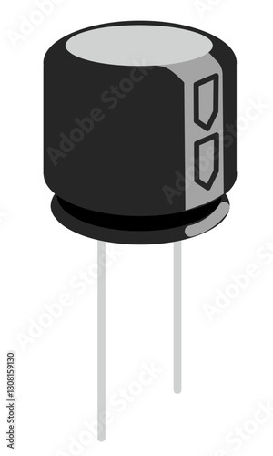 Polarized Electrolytic Capacitor Electronic Component Energy Storage Device