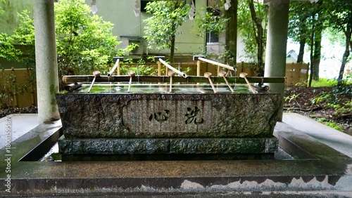 高千穂神社、手水舎