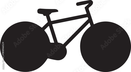 Bicycle icon bike vector symbol
