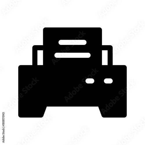 Printer Icon Vector Symbol Design Illustration