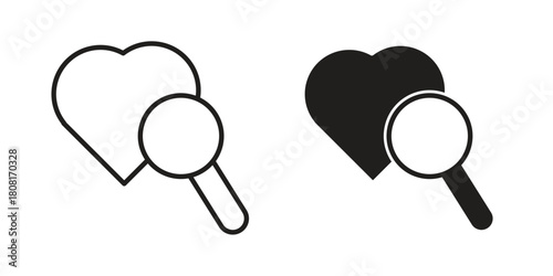 Check up icon symbols. app and web UI solid and line icon, EPS10