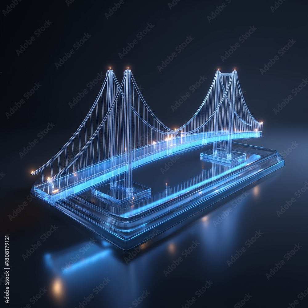 Obraz premium bridge over the river