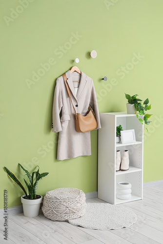 Interior of hallway with st...