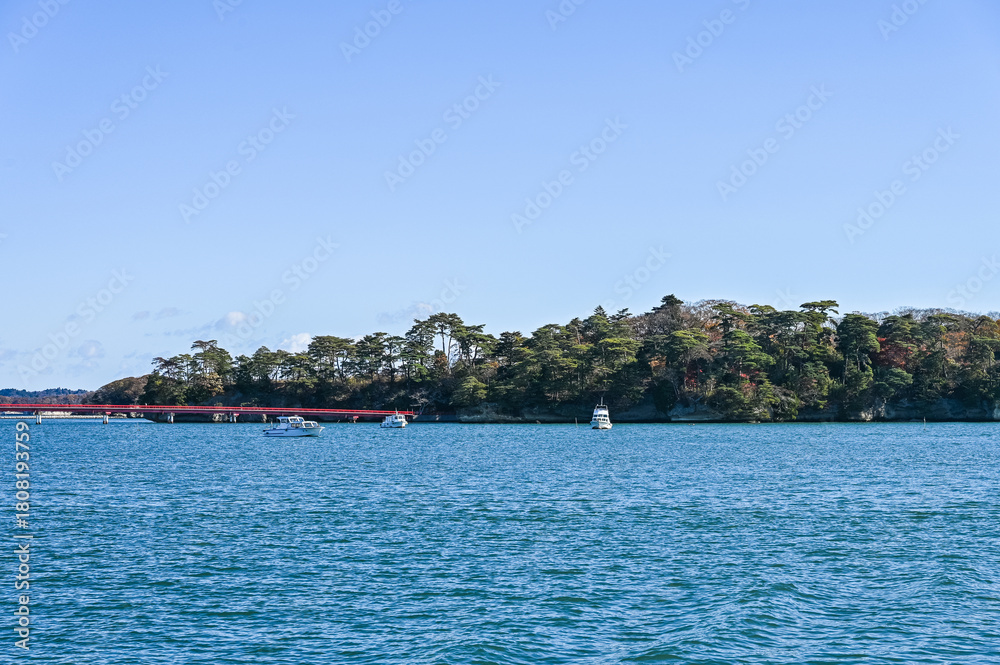 Naklejka premium 日本宮城県の松島