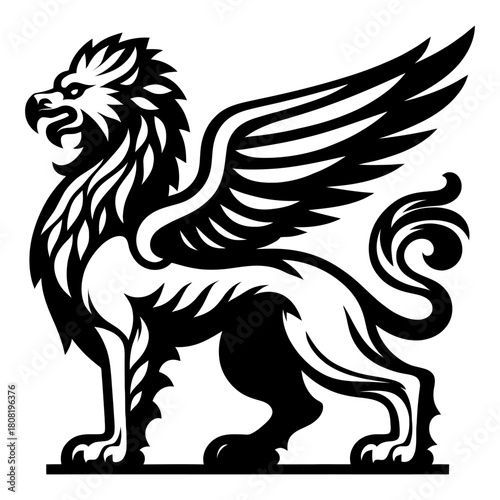 A Roaring Gryphon Full Body S...